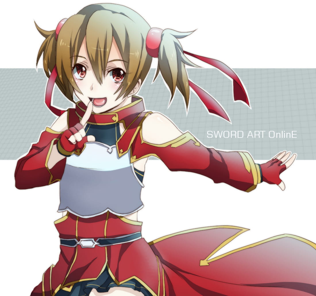 刀剑神域平胸萝莉西莉卡精美壁纸美图