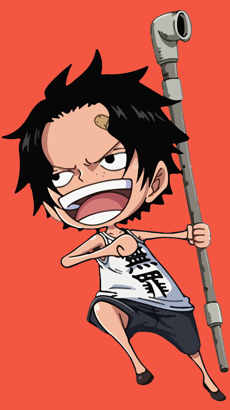 萌版海贼王二头身 三头身手机壁纸