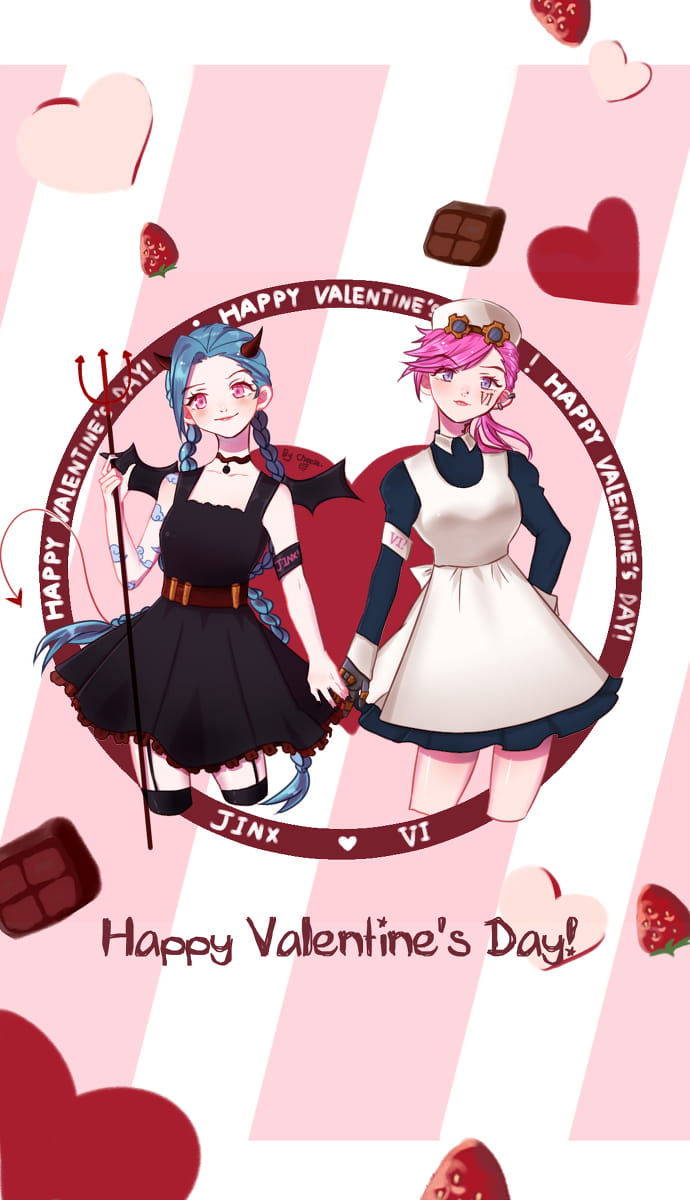 LOL暴走萝莉金克斯安卓手机主题下载