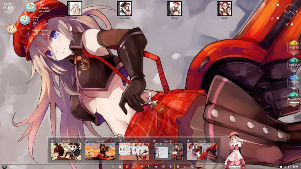 【win8/8.1主题】弑神者/噬神者/God Eater 爱丽莎 下载