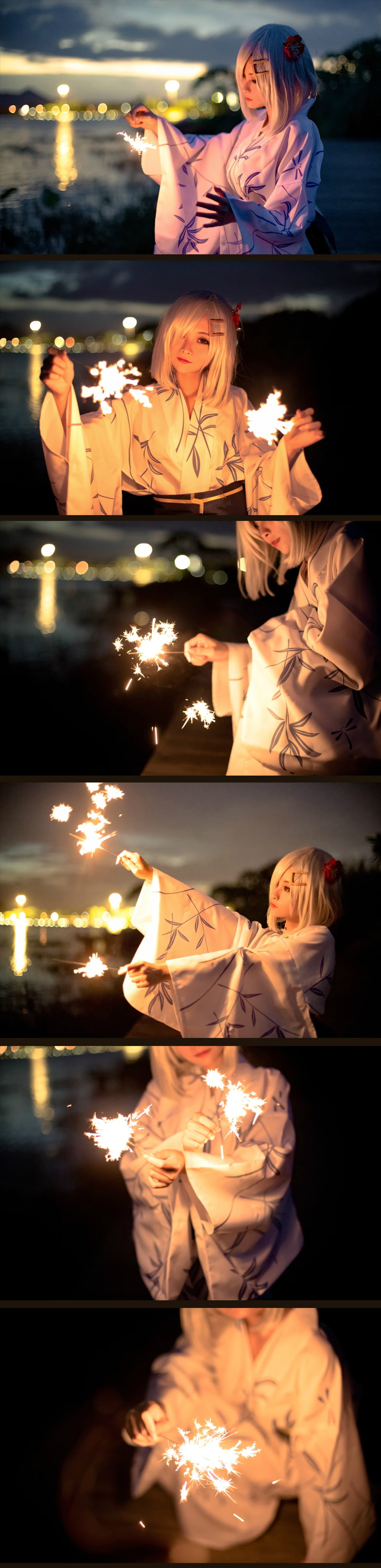 【授权】舰队Collection 滨风 浴衣ver. cos