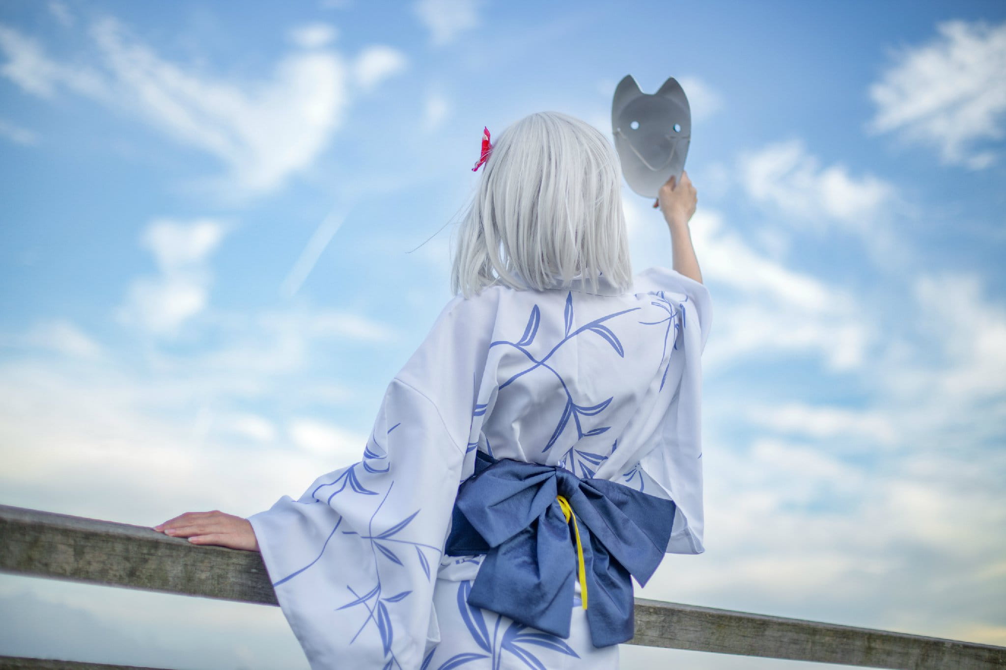 【授权】舰队Collection 滨风 浴衣ver. cos