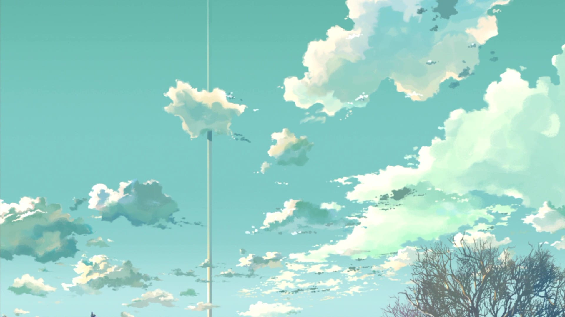 动漫天空美图：仰望约定之地