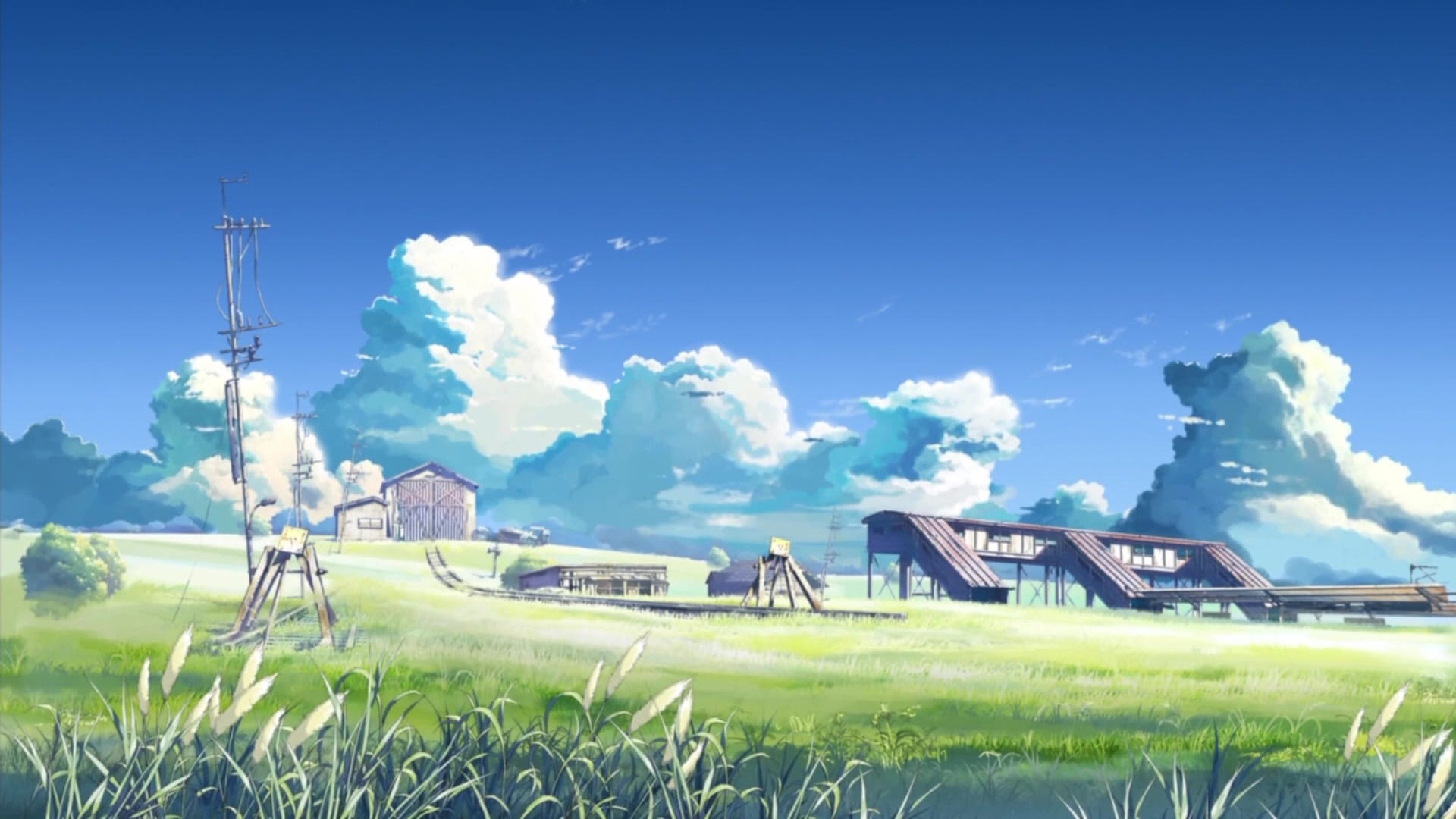 动漫天空美图：仰望约定之地