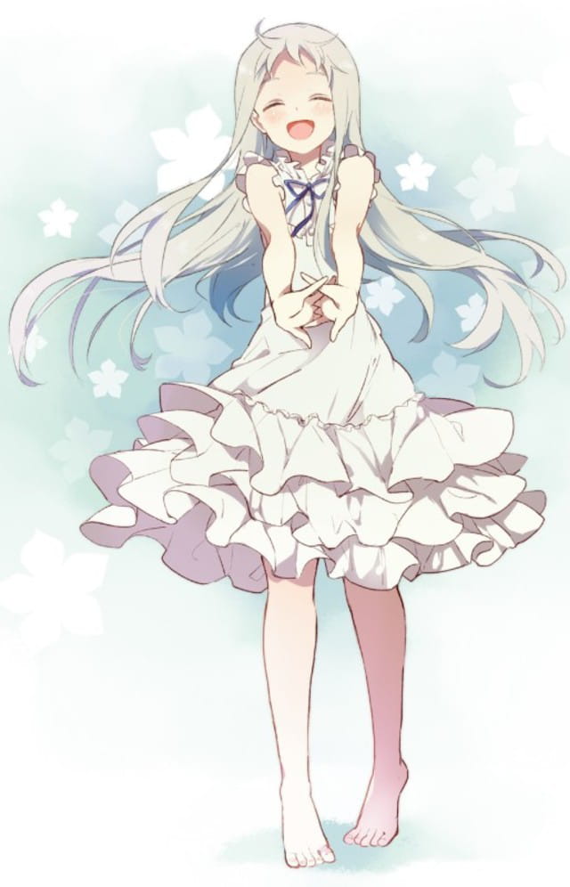 未闻花名 治愈系少女面码手机壁纸