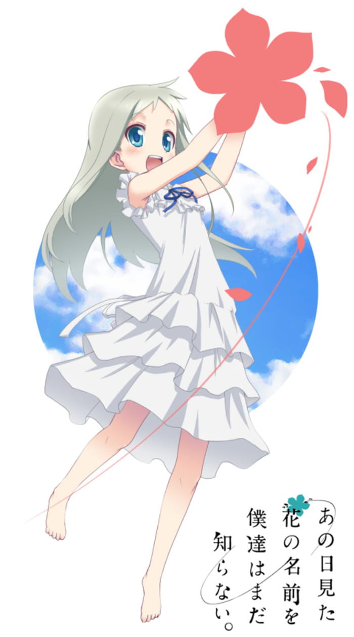 未闻花名 治愈系少女面码手机壁纸