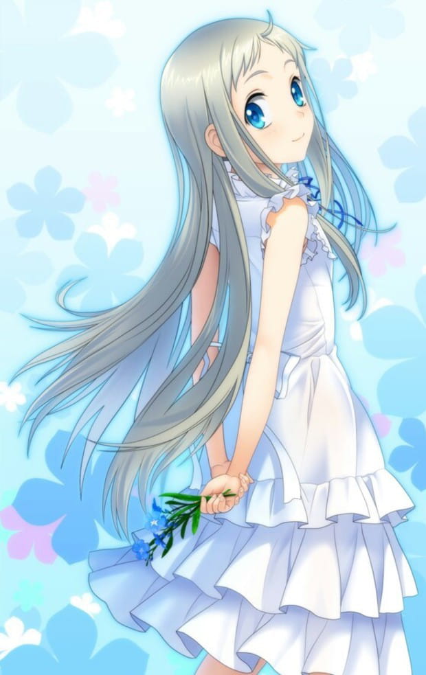 未闻花名 治愈系少女面码手机壁纸