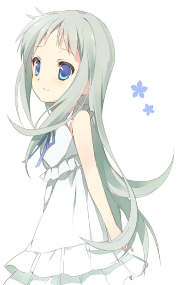 未闻花名 治愈系少女面码手机壁纸