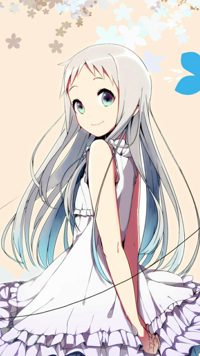 未闻花名 治愈系少女面码手机壁纸