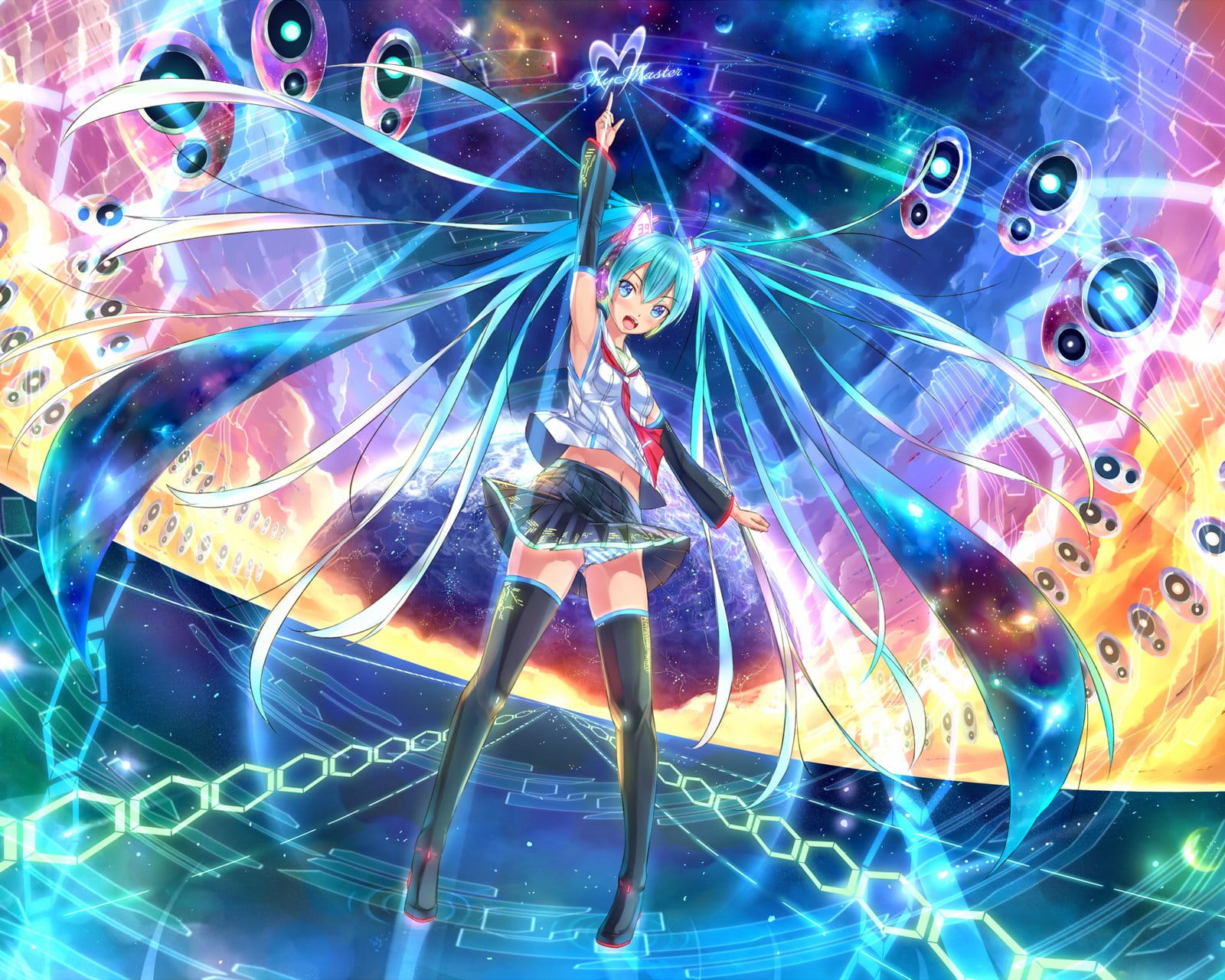 MIKU美图：跟着第一公主清凉一夏