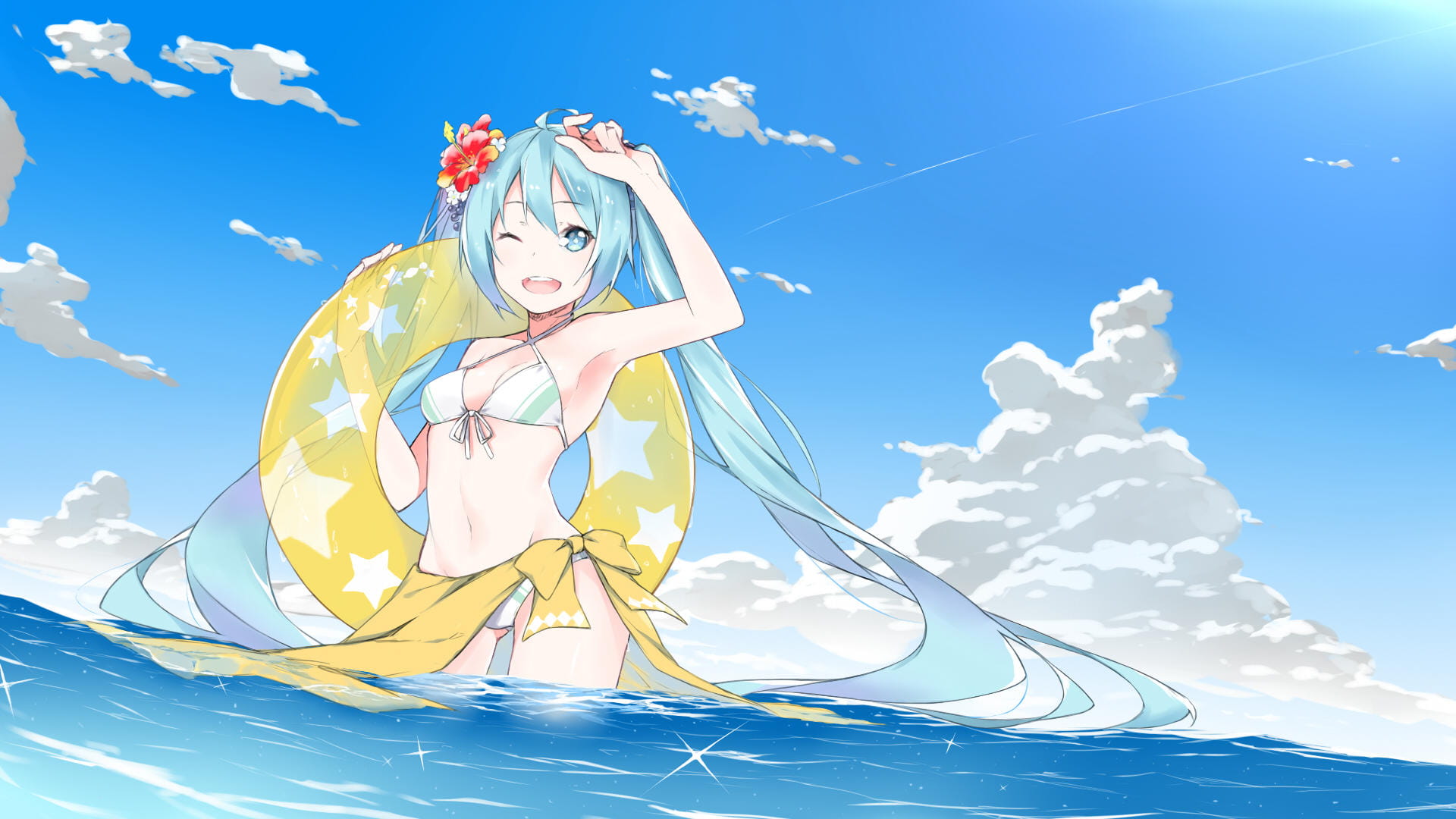 MIKU美图：跟着第一公主清凉一夏