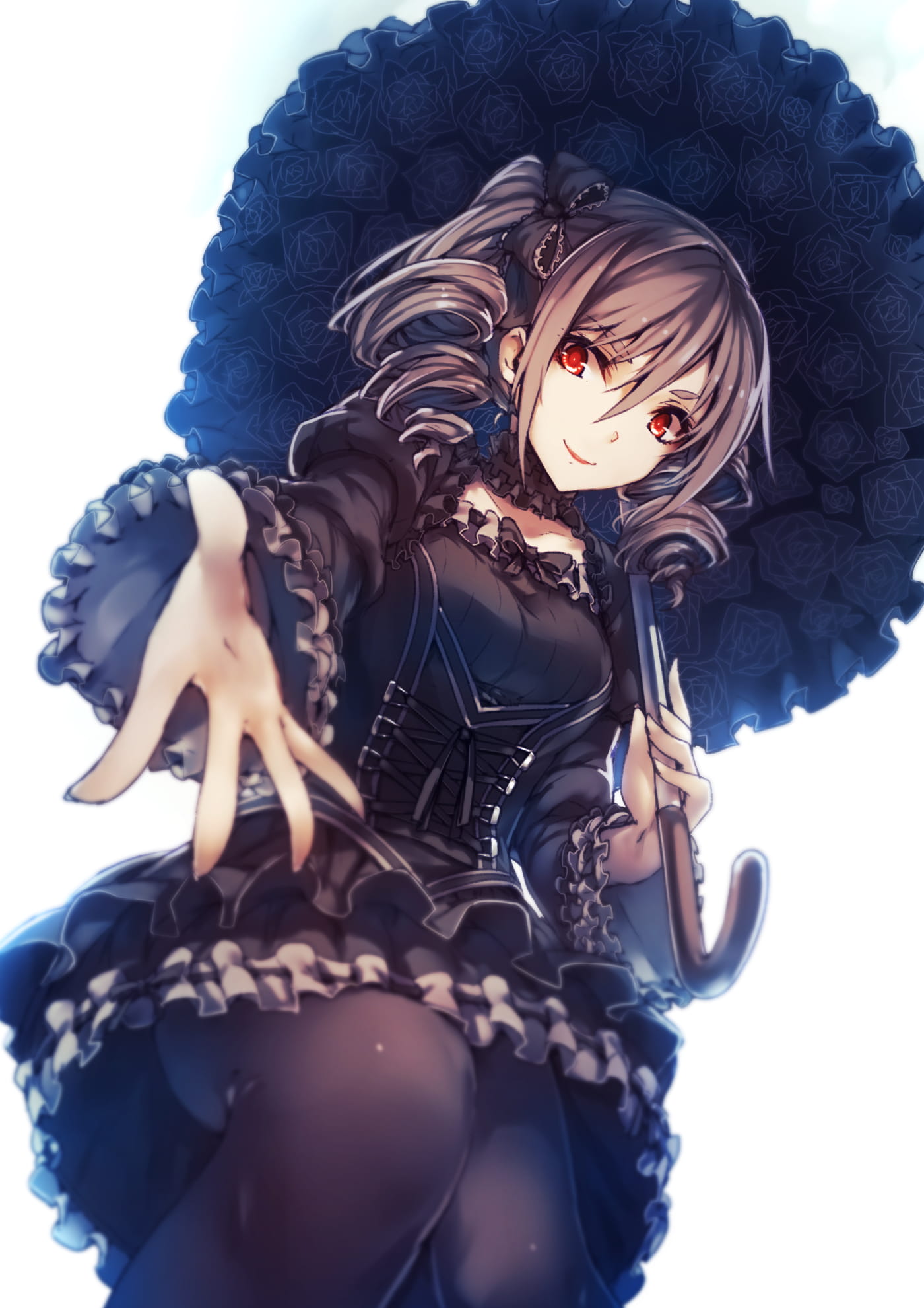 神崎兰子手机壁纸 一个隐藏巨乳的哥特萝莉