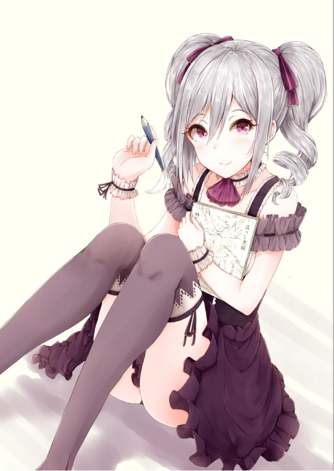 神崎兰子手机壁纸 一个隐藏巨乳的哥特萝莉