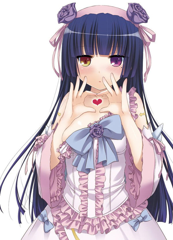 双手凝聚爱心为你打气 动漫手机壁纸