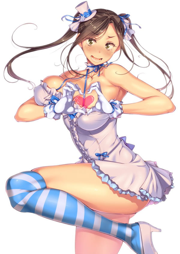 双手凝聚爱心为你打气 动漫手机壁纸