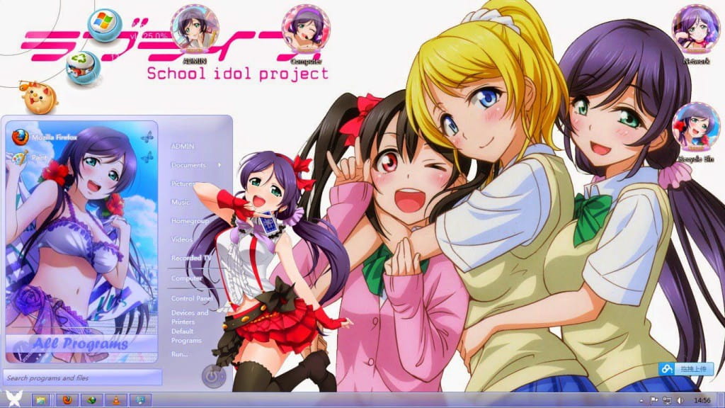 【win7主题】lovelive 东条希/Toujou Nozomi 下载