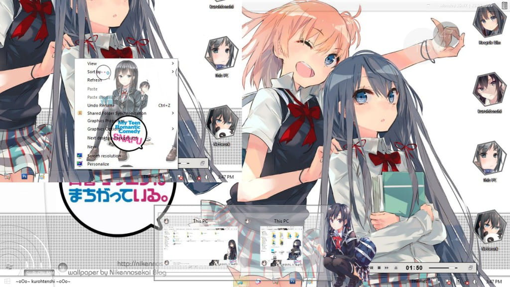 【win8/8.1主题】我的青春恋爱物语果然有问题 雪之下雪乃 下载