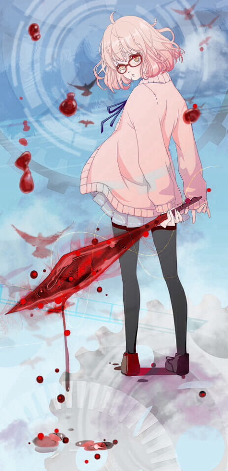 境界的彼方 眼镜娘栗山未来 壁纸美图