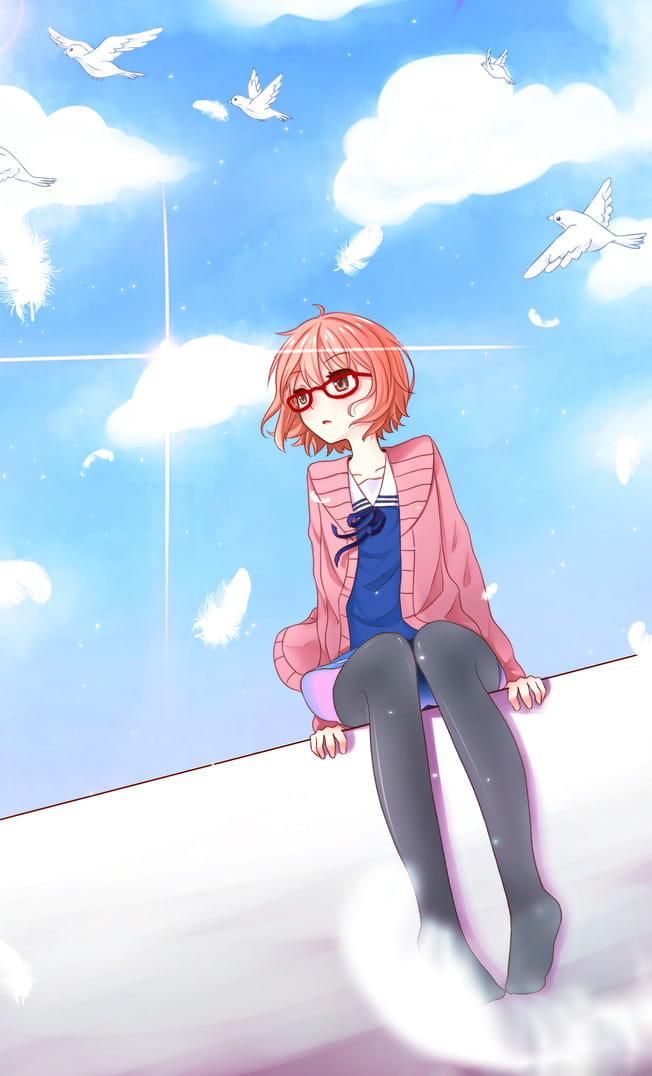 境界的彼方 眼镜娘栗山未来 壁纸美图