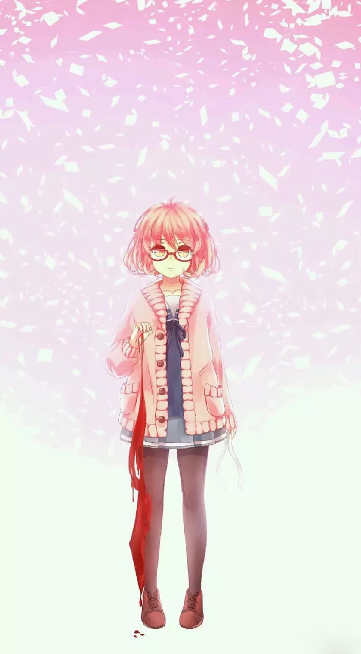 境界的彼方 眼镜娘栗山未来 壁纸美图