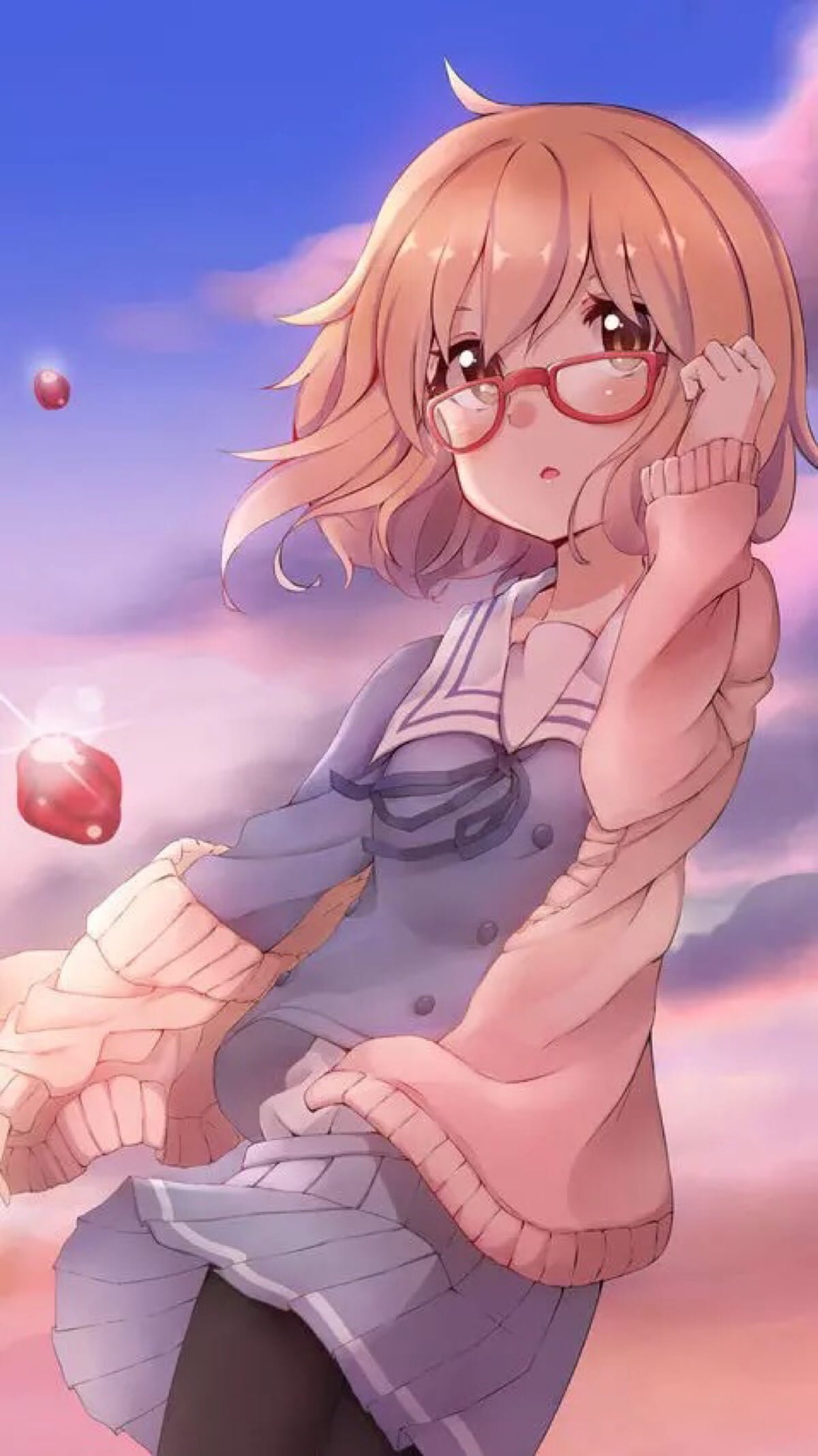 境界的彼方 眼镜娘栗山未来 壁纸美图