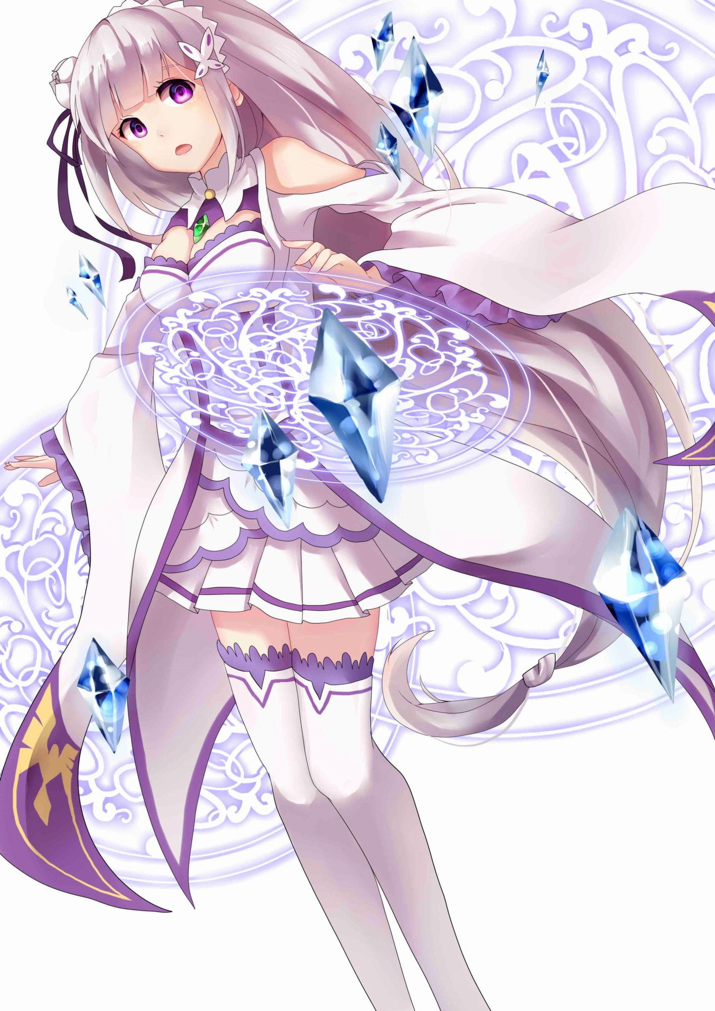 从零开始的异世界生活 艾米莉娅手机壁纸