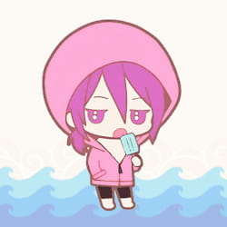 黑子的篮球夏日海岸风Q版头像