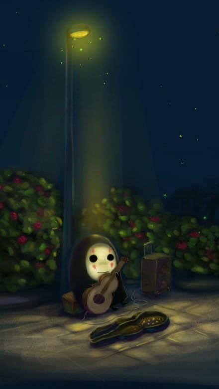 萌萌哒 千与千寻无脸男电脑壁纸手机壁纸(1)