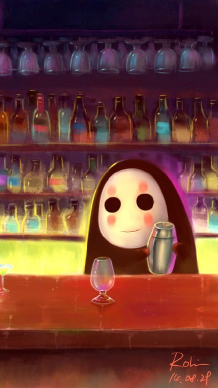 萌萌哒 千与千寻无脸男电脑壁纸手机壁纸(1)