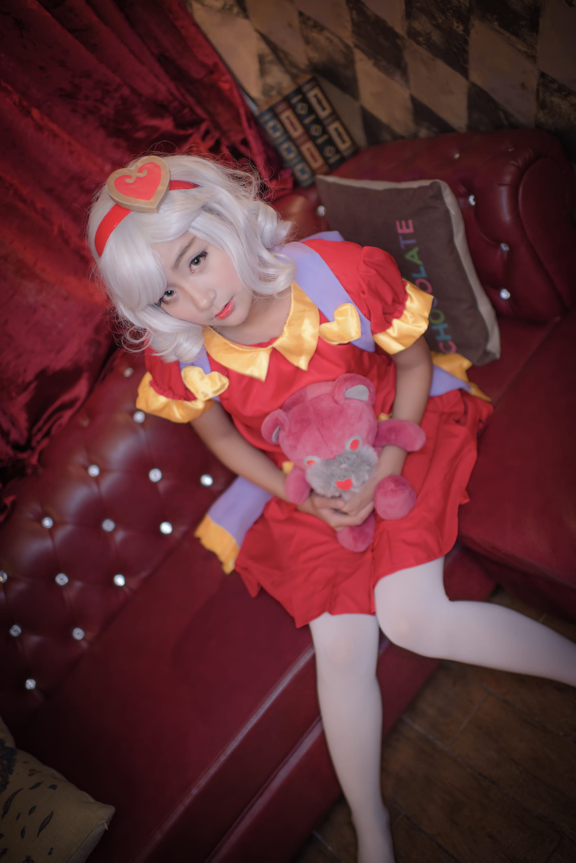 【授权】英雄联盟 情人节皮肤安妮 cos