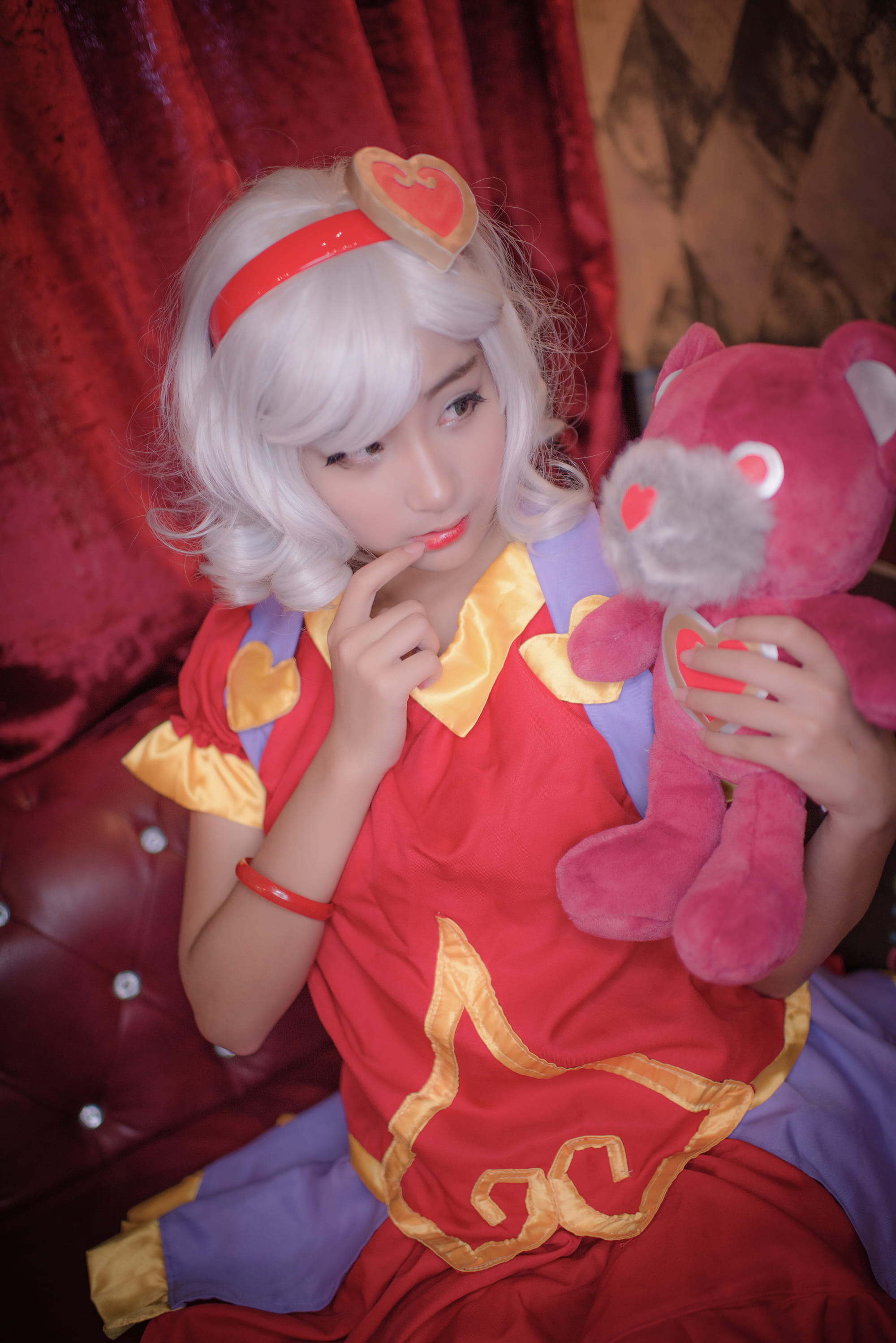 【授权】英雄联盟 情人节皮肤安妮 cos