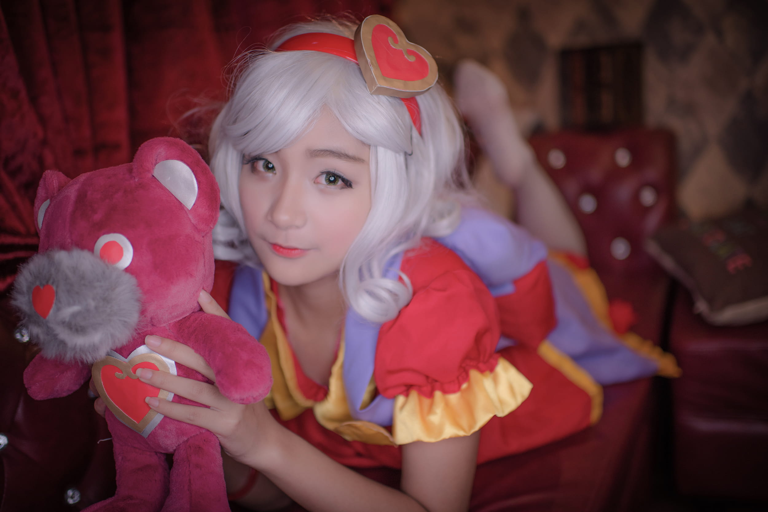 【授权】英雄联盟 情人节皮肤安妮 cos