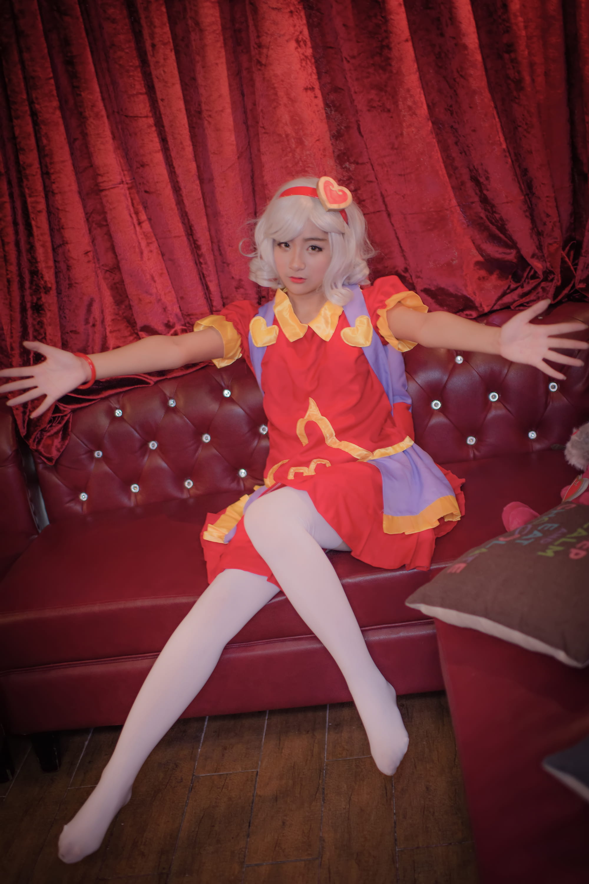 【授权】英雄联盟 情人节皮肤安妮 cos