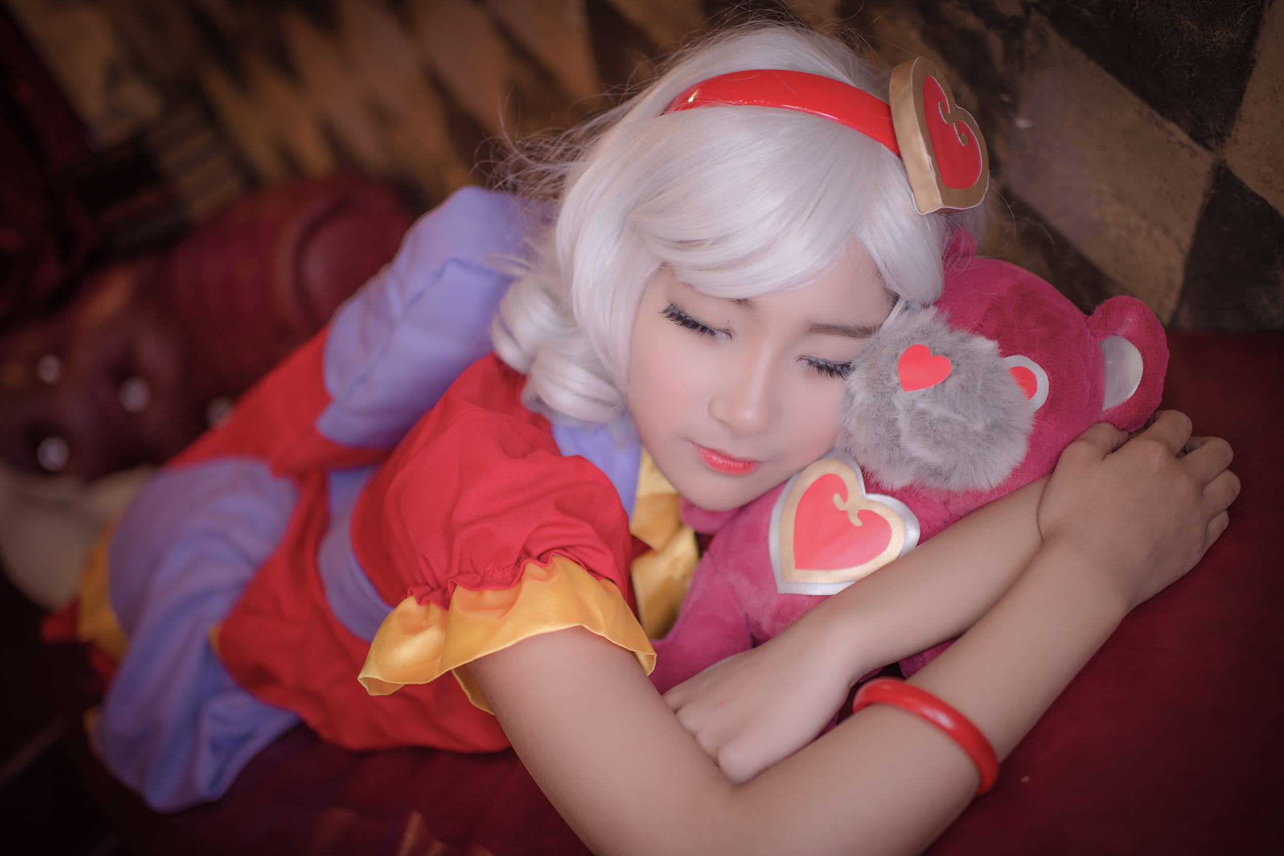 【授权】英雄联盟 情人节皮肤安妮 cos