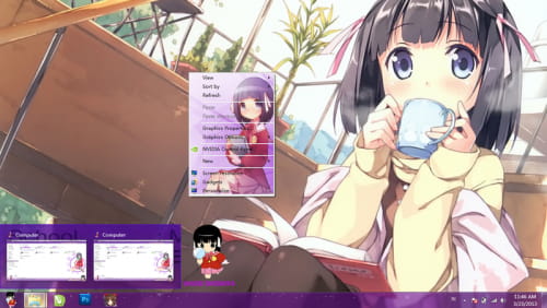 【Win7主题】只有神知道的世界 汐宫栞下载