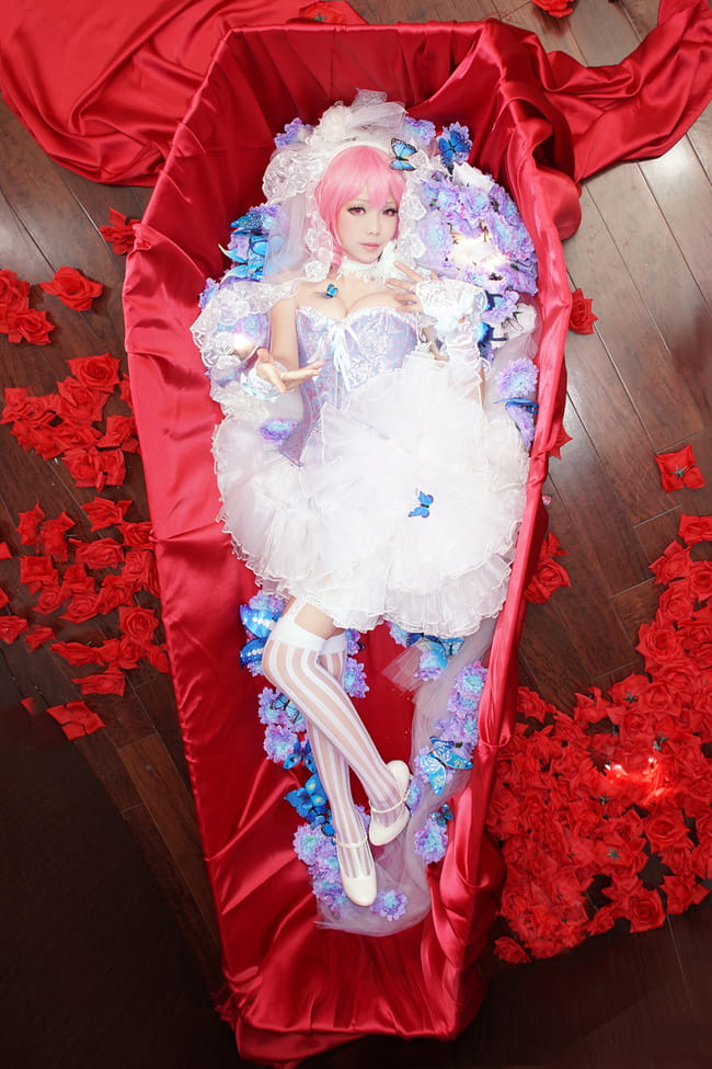 东方project 西行寺幽幽子cos