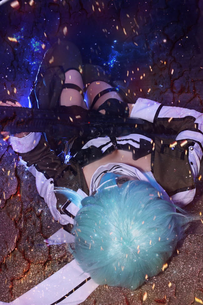 刀剑神域 GGO狙击手 朝田诗乃cos