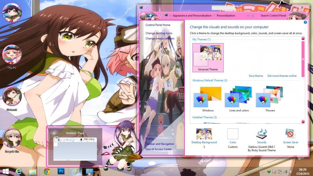 【win8/8.1主题】学园孤岛 下载