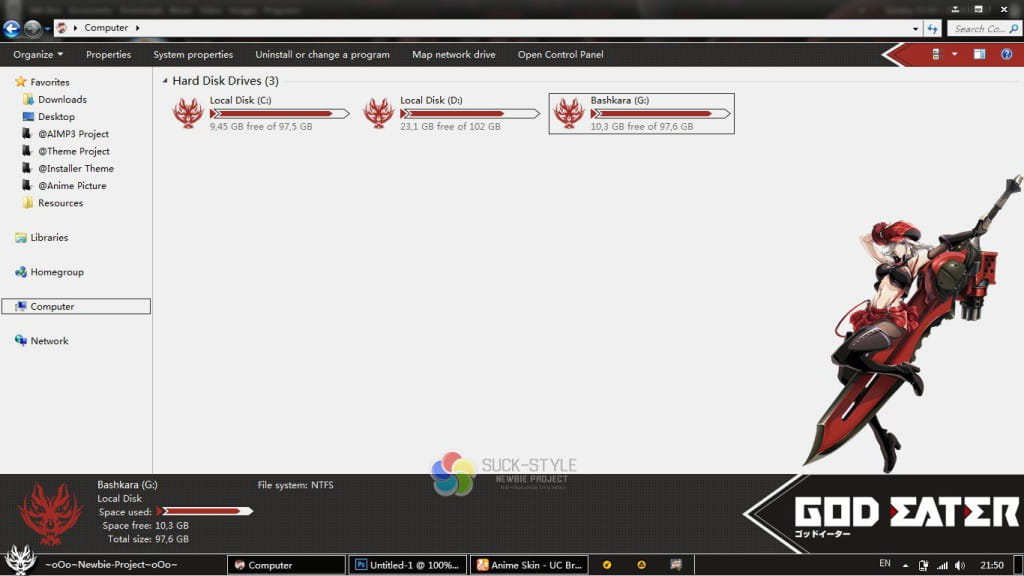 【win7主题】噬神者 下载