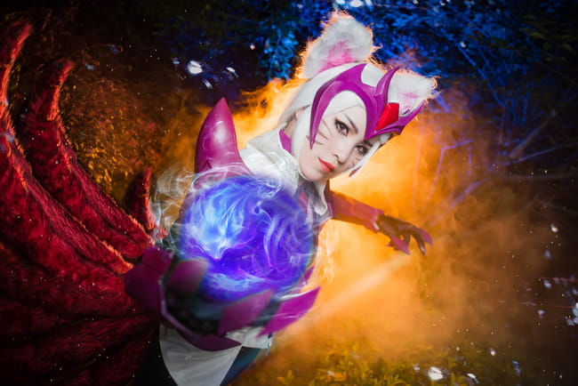 英雄联盟 勇者阿狸cos 我们来找点真正乐子吧~