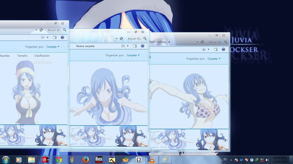 【win7主题】妖精的尾巴 朱毕安·罗克丝 下载