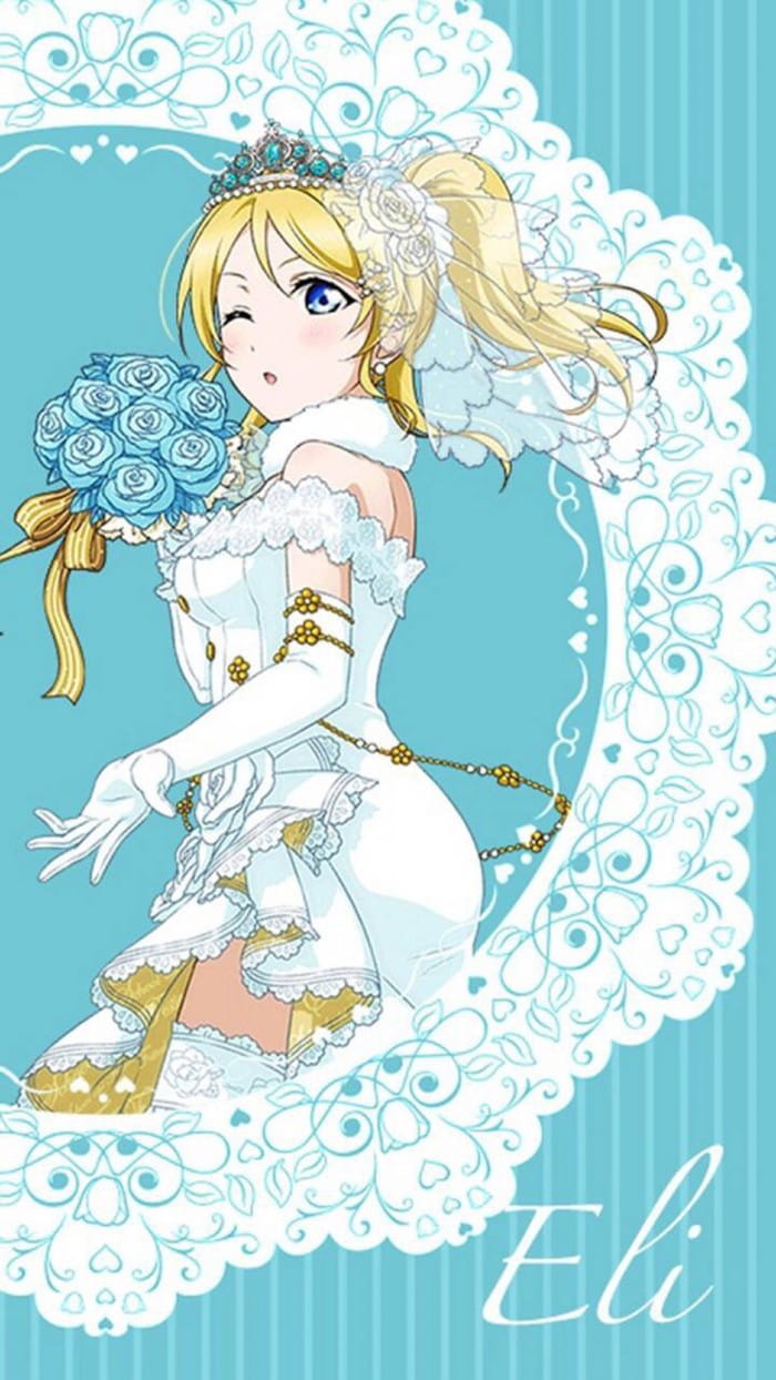 lovelive! 全员婚纱觉醒 手机壁纸美图