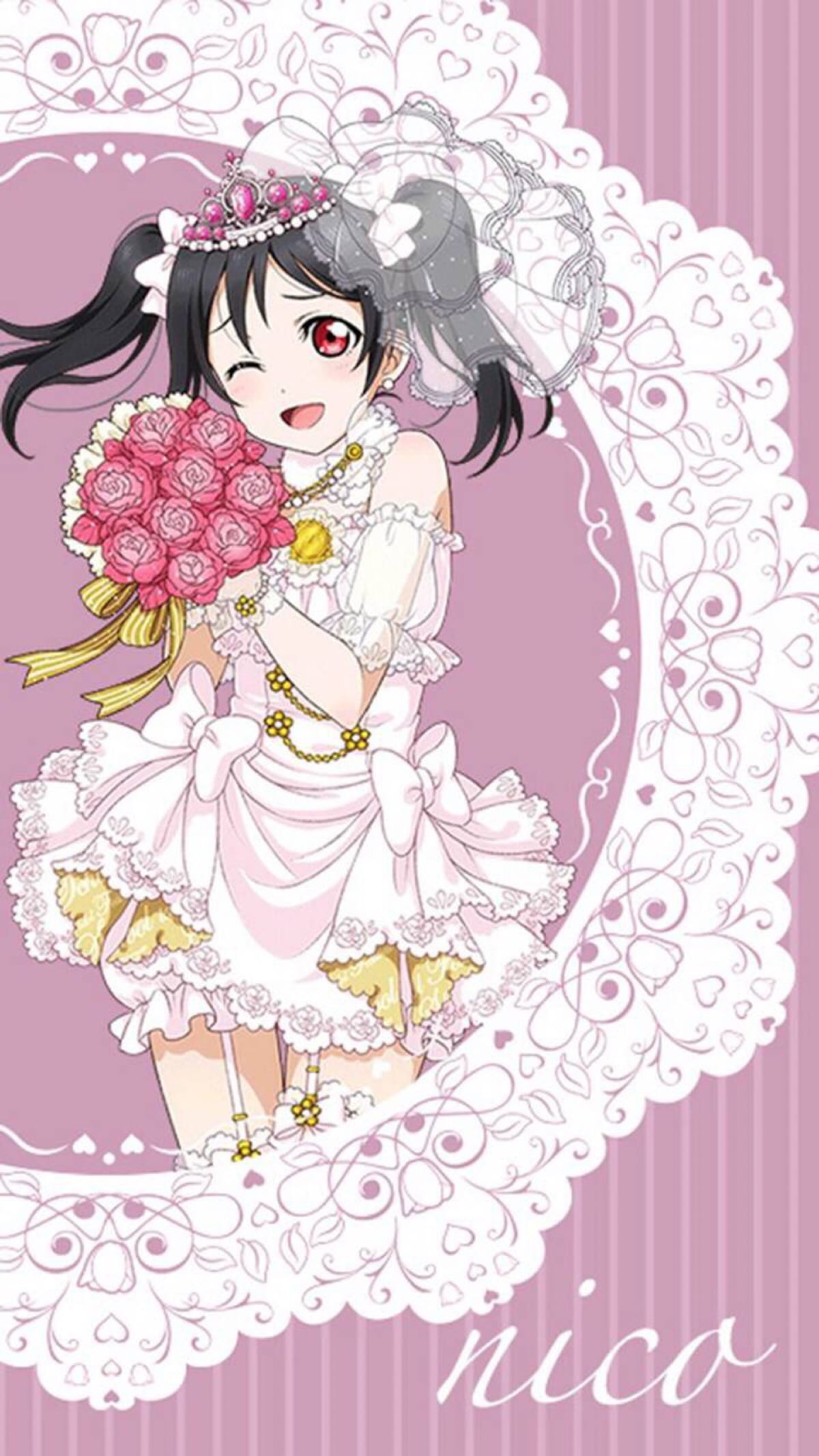 lovelive! 全员婚纱觉醒 手机壁纸美图