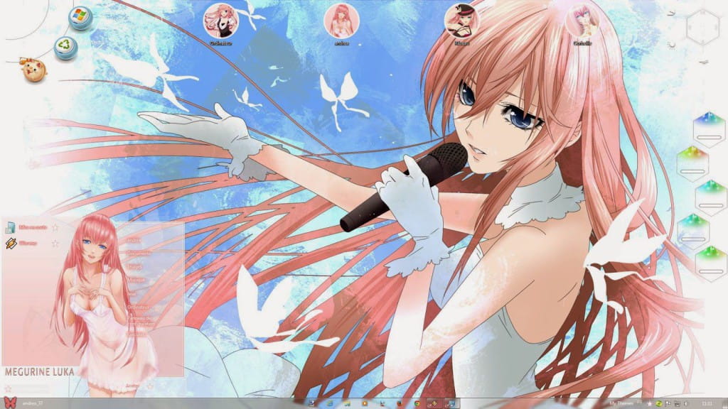 【win7主题】VOCALOID 巡音ルカ 下载