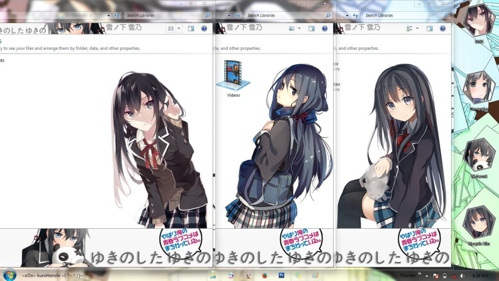 【Win7主题】我的青春恋爱物语果然有问题 雪之下雪乃下载