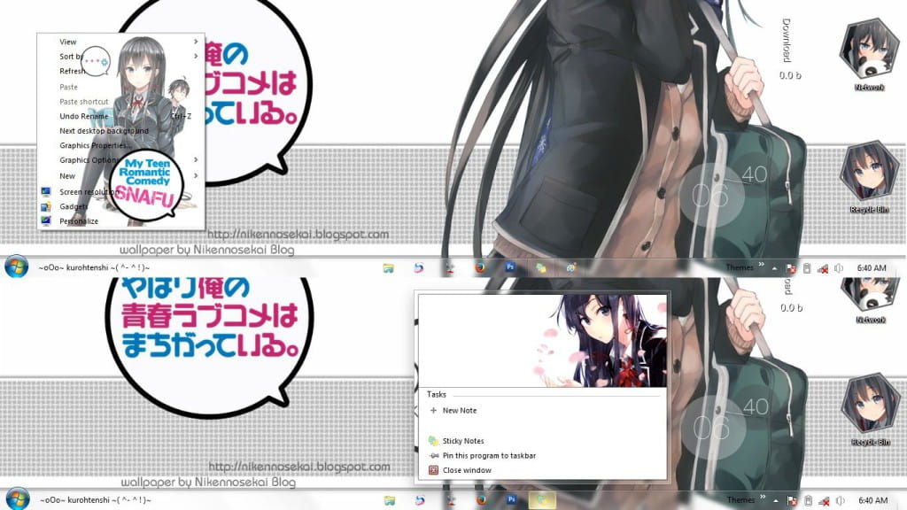 【Win7主题】我的青春恋爱物语果然有问题 雪之下雪乃下载