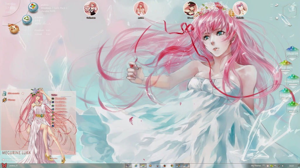 【win8/8.1主题】VOCALOID 巡音ルカ 下载