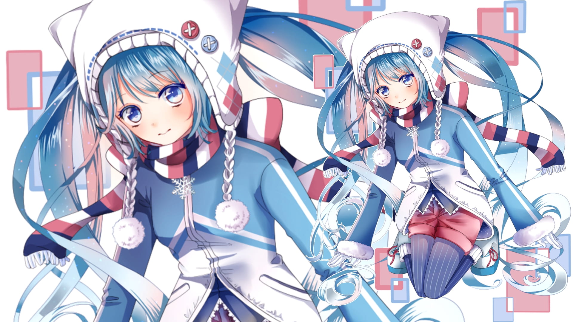 【Win主题7】miku 雪初音下载