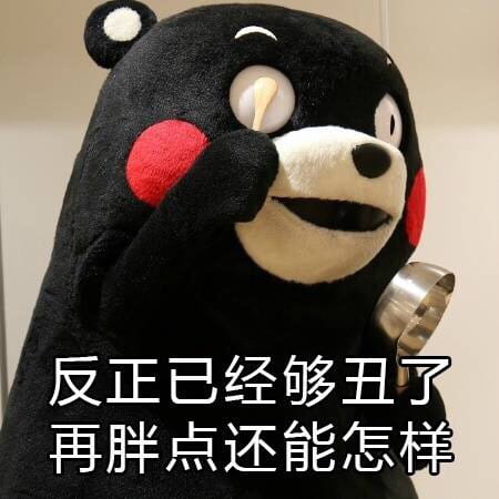 关于减肥的二三事 熊本熊系列表情