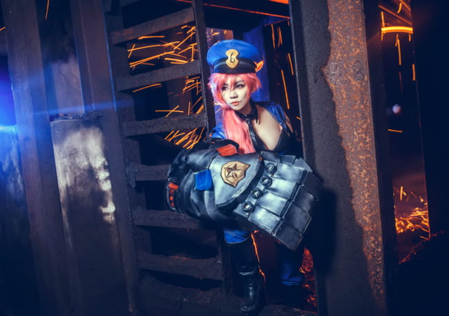 【授权】英雄联盟 皮城执法官 女警官 蔚cos